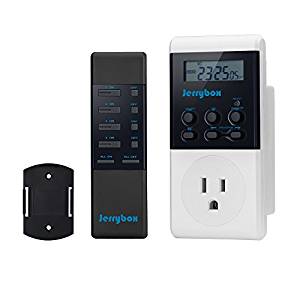 Presa Smart Telecomando 433MHz 500m - Set Con Telecomando E 1 Presa - Controllo Individuale Per Esterno/Interno 1500W
