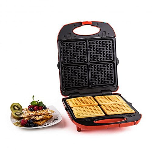 3 in 1 Professionale Tostiera Waffel + Sandwich-Maker + Panini grill con  Dischi Rimovibili, Potenza 1000 Watt