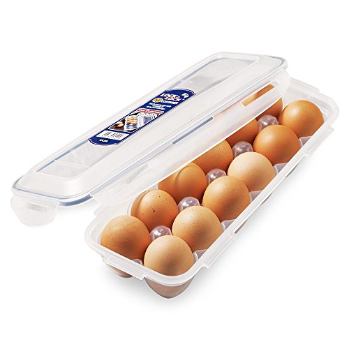 My Home Contenitore Per Uova Safe Egg, Capacità Fino A 18 Uova, Impilabile Con Timer Per Scadenza, Dimensioni 33x18x9 Cm