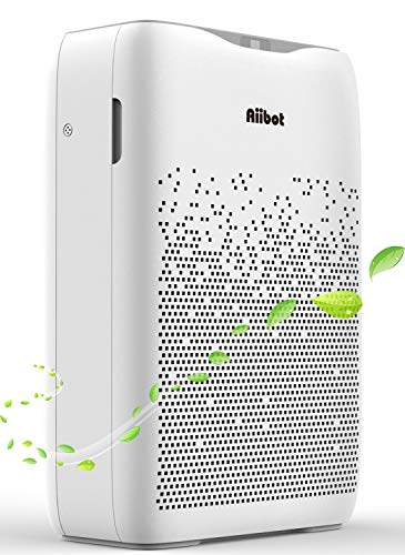 Polline Purificatore dAria con Filtro HEPA Purificatore Portatile per Casa Aromaterapia Fumo Luce Notturna Purificatore USB Silenzioso per Allergie Ufficio Camera da Letto Modalit/à Sonno