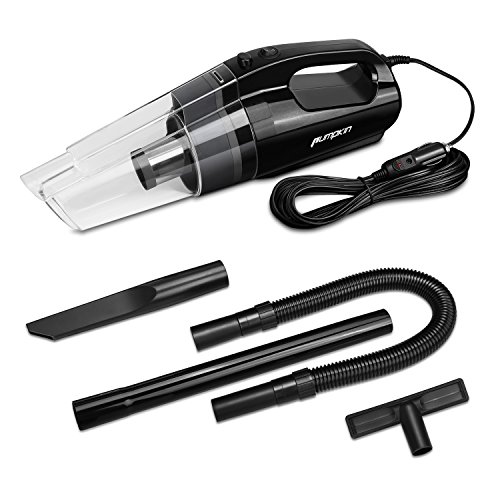 Aspirapolvere per Auto,SUMGOTT Aspirapolvere Multifunzionecon Luce a LED,Include Funzione Compressore,12 V 130W 4000PA Aspirapolvere a Mano con Filtro HEPA,Cavo di Alimentazione 4.5M