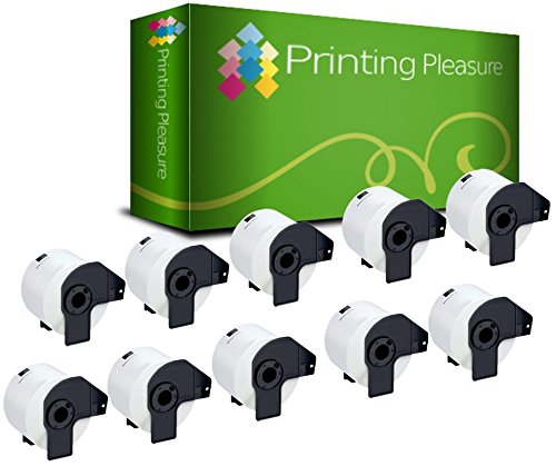 30x DK-22205 62 mm x 30.48 m Compatibili Etichette Nastri adesive continuo per Brother P-Touch QL-1110NWB QL-1100 QL-1060N QL-500 QL-500A QL-500BW QL-570 QL-580 QL-700 QL-710W QL-800 QL-810W QL-820NWB