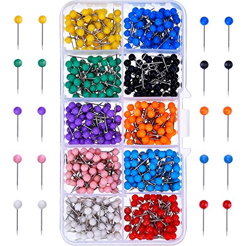 Puntine trasparenti per puntine 500 pezzi in scatola trasparente